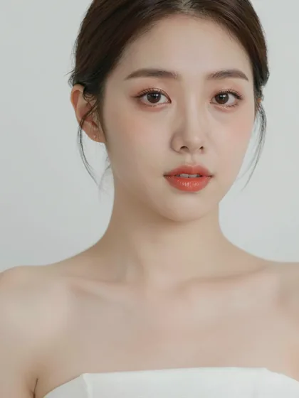코랄 세미스모키 — 코랄 립에 은은한 스모키 정면